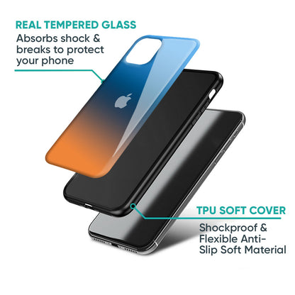 Sunset Of Ocean Glass Case for iPhone XS Max