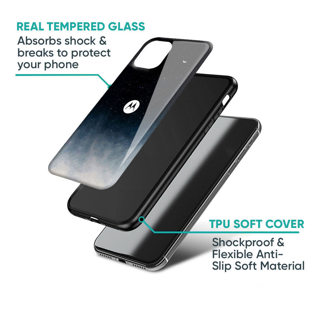 Aesthetic Sky Glass Case for Motorola Edge 30 Ultra