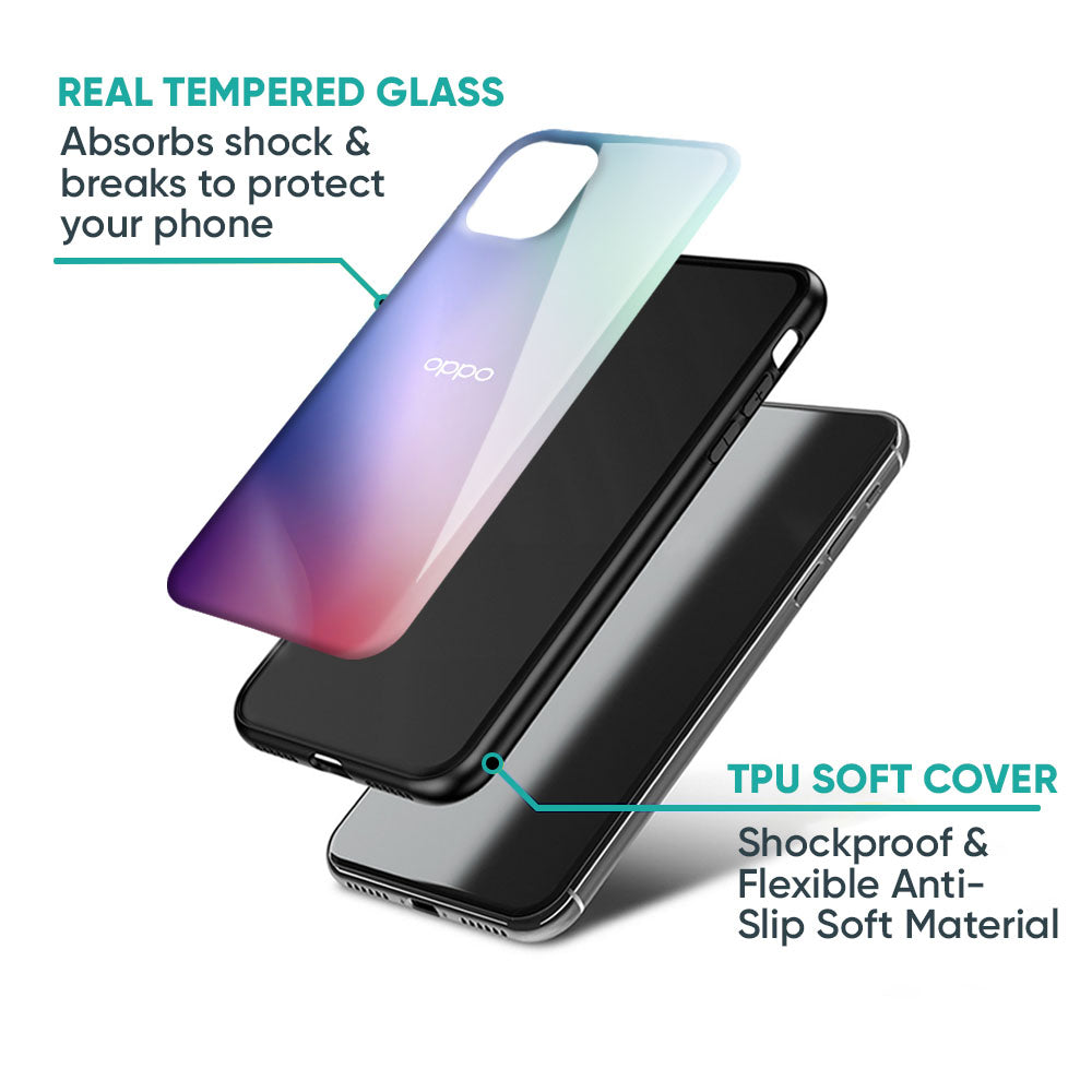 Abstract Holographic Glass Case for Oppo A96