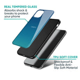 Celestial Blue Glass Case For Oppo F19s