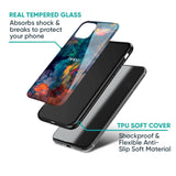 Colored Storm Glass Case for Oppo Reno8 Pro 5G