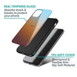 Rich Brown Glass Case for Poco M2 Pro