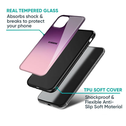 Purple Gradient Glass case for Samsung Galaxy S23 Plus 5G