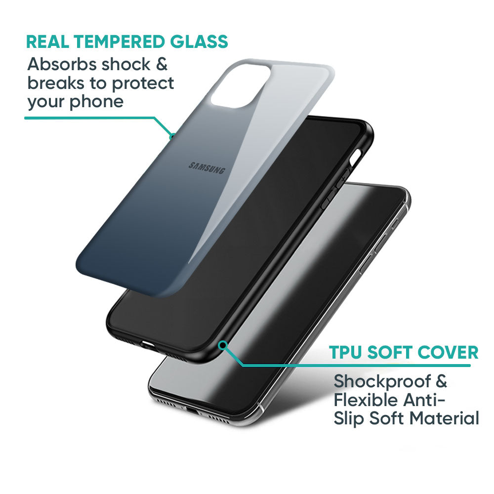 Smokey Grey Color Glass Case For Samsung Galaxy S21 Ultra
