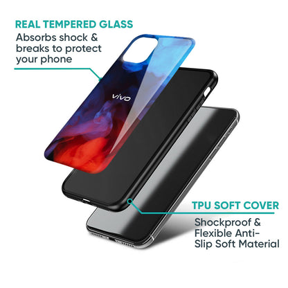 Dim Smoke Glass Case for Vivo X50 Pro