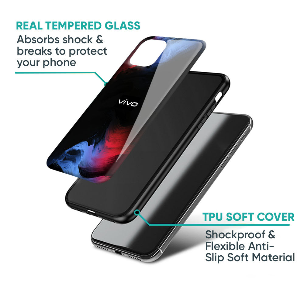 Fine Art Wave Glass Case for Vivo X50 Pro