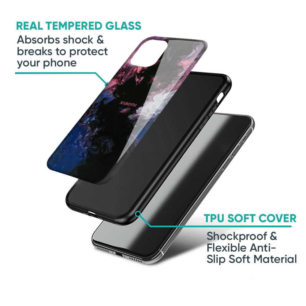 Smudge Brush Glass case for Redmi Note 12 5G