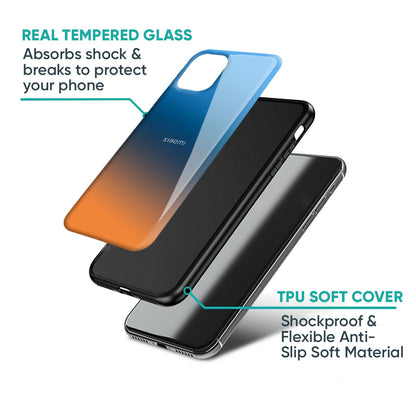 Sunset Of Ocean Glass Case for Redmi Note 12 5G
