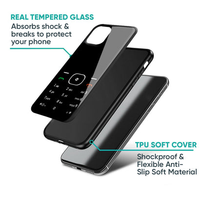 Classic Keypad Pattern Glass Case for Vivo X50 Pro