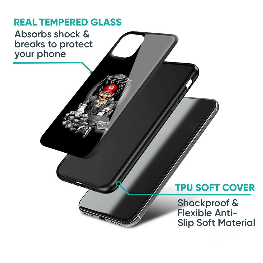 Dark Secret Glass Case for iPhone XS Max
