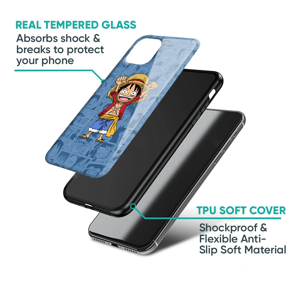 Chubby Anime Glass Case for iPhone XS Max