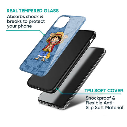 Chubby Anime Glass Case for iPhone XS Max