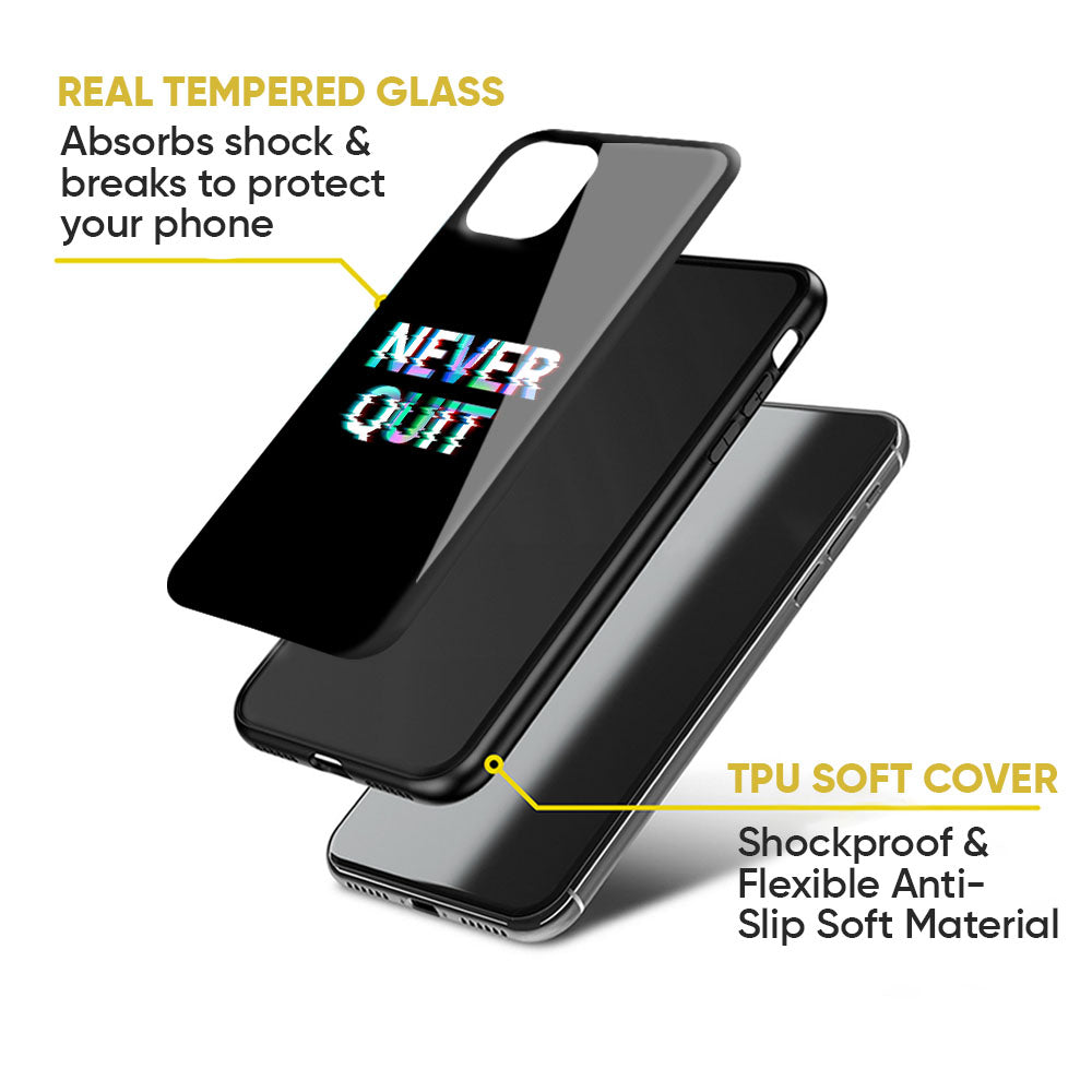 Never Quit Glass Case For Nothing Phone 2