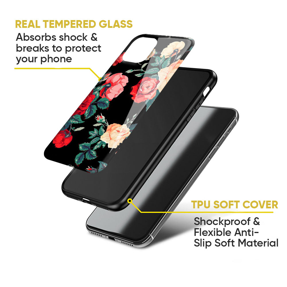 Floral Bunch Glass Case For Nothing Phone 2