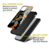 Camouflage Orange Glass Case For Nothing Phone 2