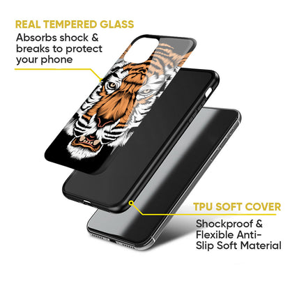 Angry Tiger Glass Case For Nothing Phone 2
