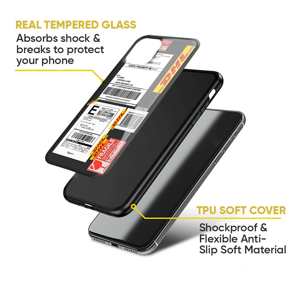Cool Barcode Label Glass case For Nothing Phone 2