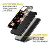 Black Spring Floral Glass Case for Nothing Phone 2