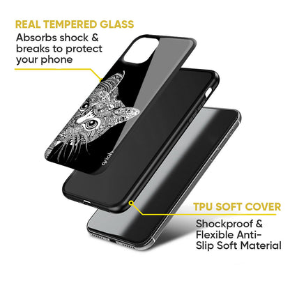 Kitten Mandala Glass Case for Nothing Phone 2