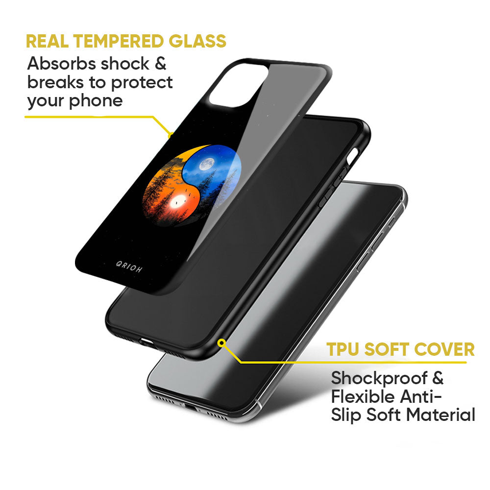 Yin Yang Balance Glass Case for Nothing Phone 2