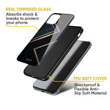 Sleek Golden & Navy Glass Case for Nothing Phone 2