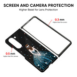 Queen Of Fashion Glass Case for Samsung Galaxy Z Fold5 5G