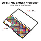Multicolor Mandala Glass Case for Samsung Galaxy Z Fold5 5G