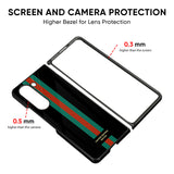 Tricolor Palette Glass Case for Samsung Galaxy Z Fold5 5G
