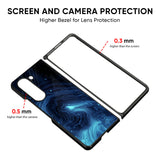 Dazzling Ocean Gradient Glass Case for Samsung Galaxy Z Fold5 5G