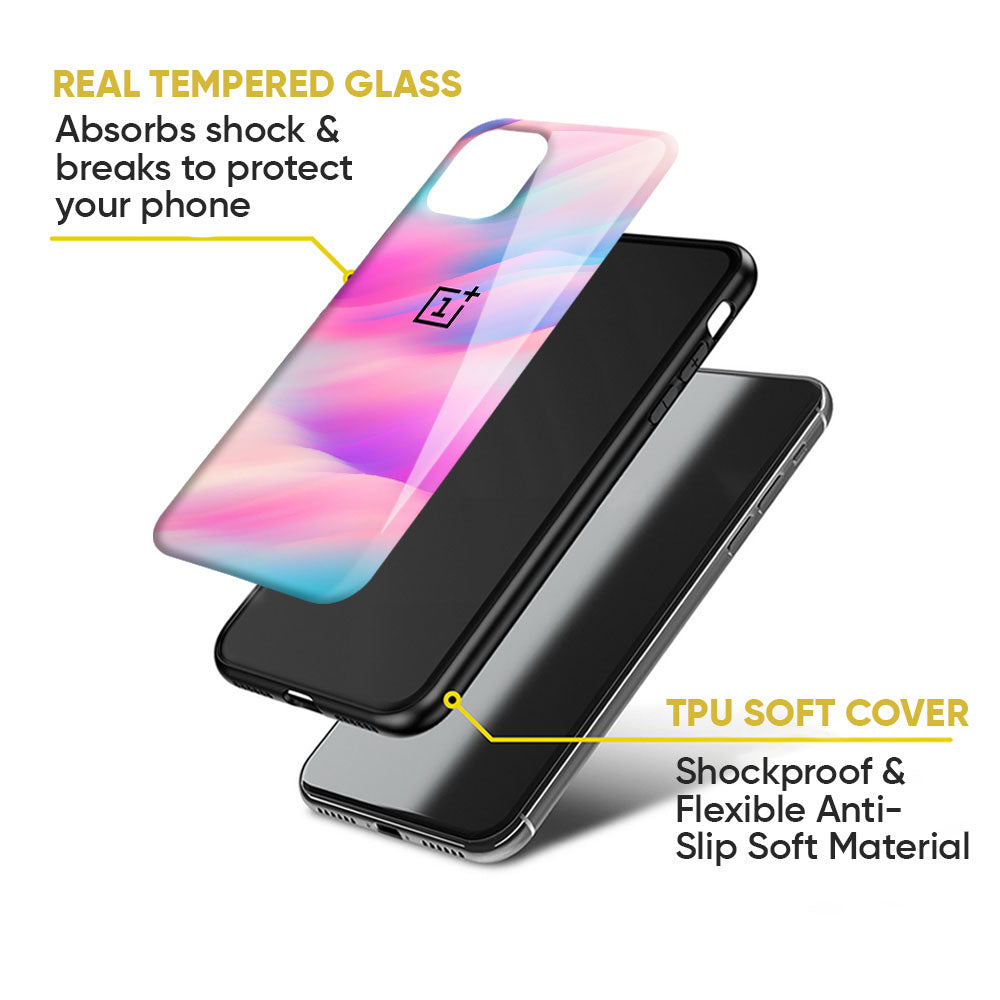 Colorful Waves Glass case for OnePlus 11R 5G