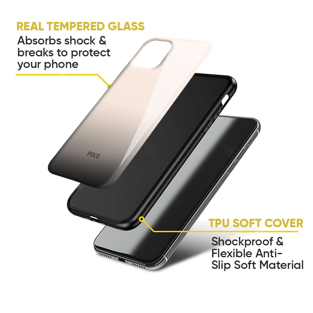 Dove Gradient Glass Case for Poco X5 Pro 5G