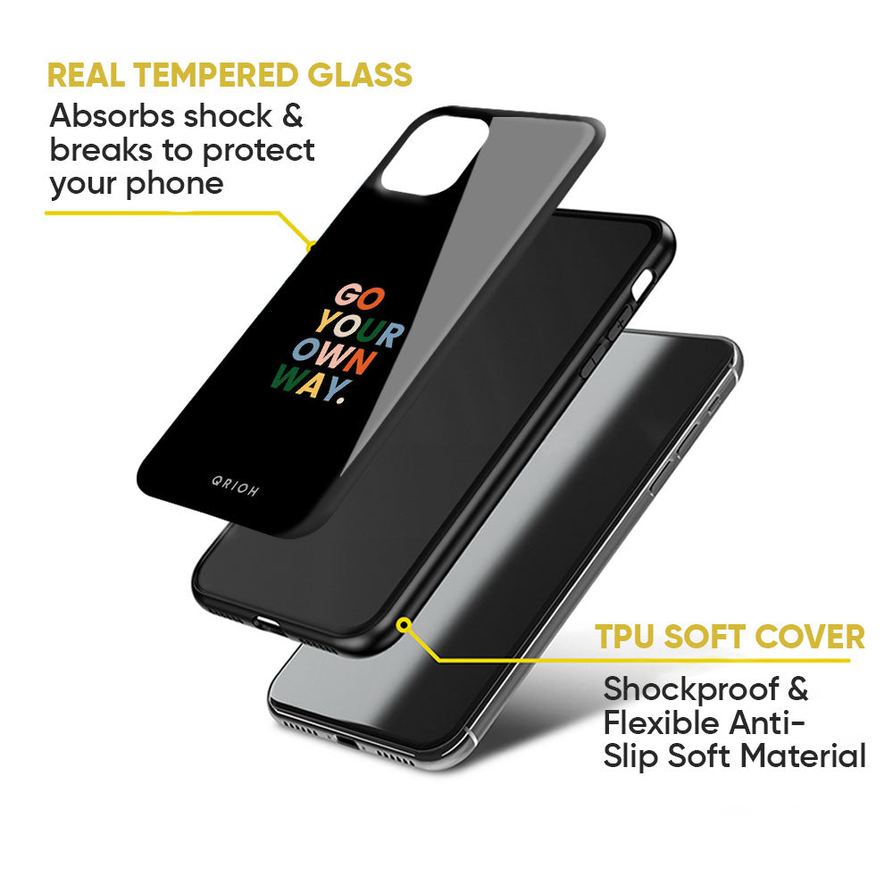 Go Your Own Way Glass Case for Google Pixel 6a
