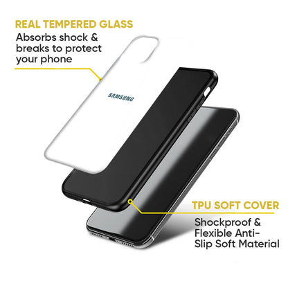 Arctic White Glass Case for Samsung Galaxy A14 5G