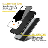 Cute Penguin Glass Case for Redmi Note 12 5G