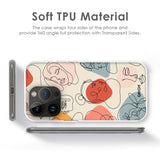 Abstract Faces Soft Cover for iPhone 5