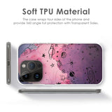 Space Doodles Art Soft Cover For iPhone 14