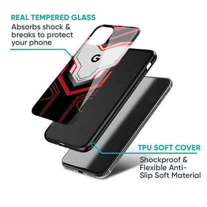 Quantum Suit Glass Case For Google Pixel 8 Pro