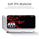 Floral Deco Soft Cover For Xiaomi Redmi Note 6 Pro