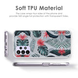 Retro Floral Leaf Soft Cover for Samsung Galaxy M21