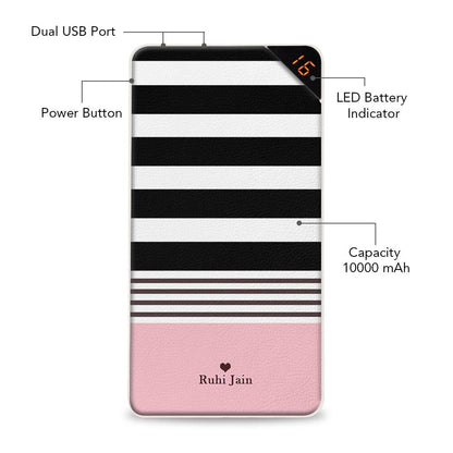 Irregular Streak Customized Power Bank