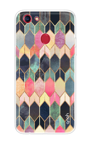 Shimmery Pattern Oppo F7 Youth Back Cover