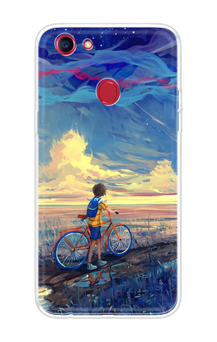 Riding Bicycle to Dreamland Oppo F7 Youth Back Cover