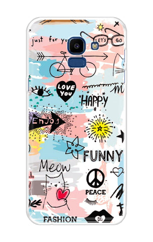 Happy Doodle Samsung Galaxy ON6 Back Cover