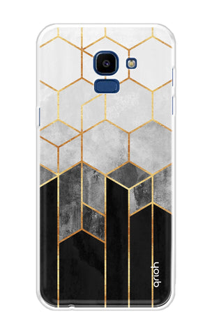 Hexagonal Pattern Samsung Galaxy ON6 Back Cover