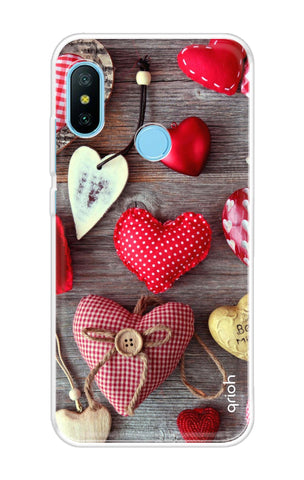 Valentine Hearts Xiaomi Redmi 6 Pro Back Cover