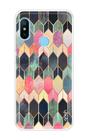 Shimmery Pattern Xiaomi Redmi 6 Pro Back Cover