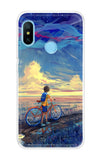 Riding Bicycle to Dreamland Xiaomi Redmi 6 Pro Back Cover