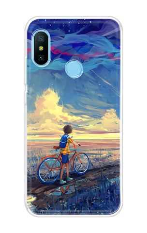 Riding Bicycle to Dreamland Xiaomi Redmi 6 Pro Back Cover