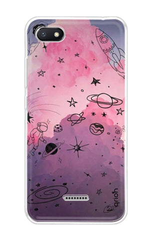 Space Doodles Art Xiaomi Redmi 6A Back Cover