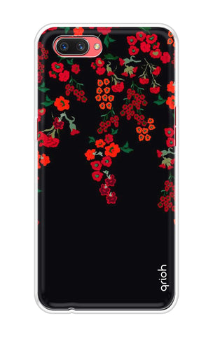 Floral Deco Oppo A3s Back Cover